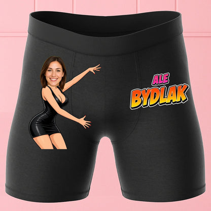 Bokserki Czarne Customily