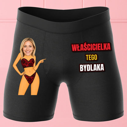 Bokserki Czarne Customily
