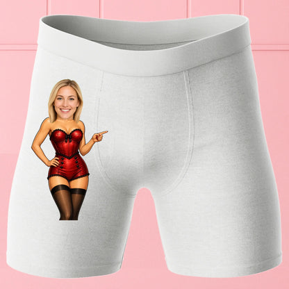 Bokserki Białe Customily