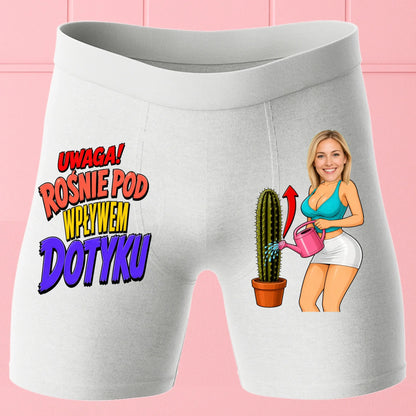 Bokserki Białe Customily