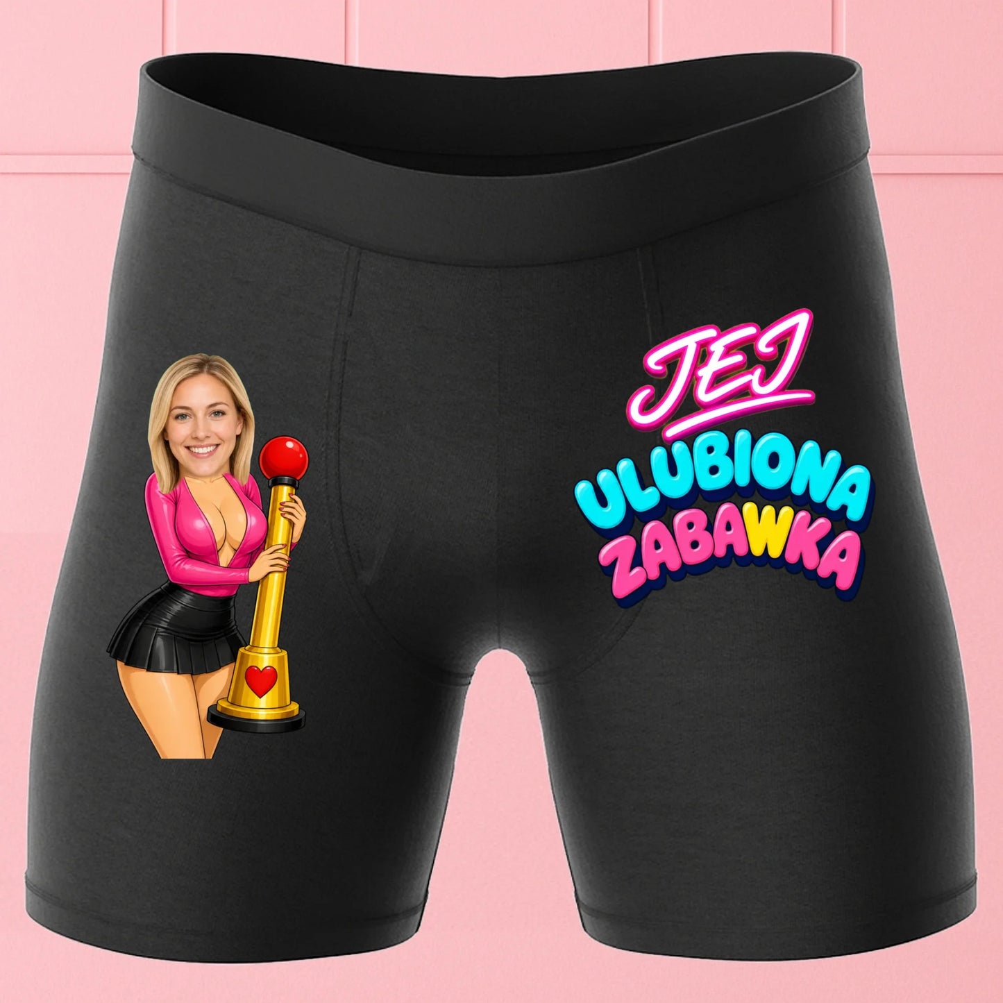 Bokserki Czarne Customily