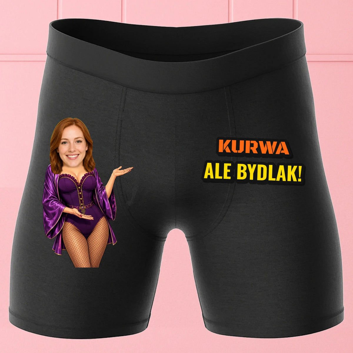 Bokserki Czarne Customily