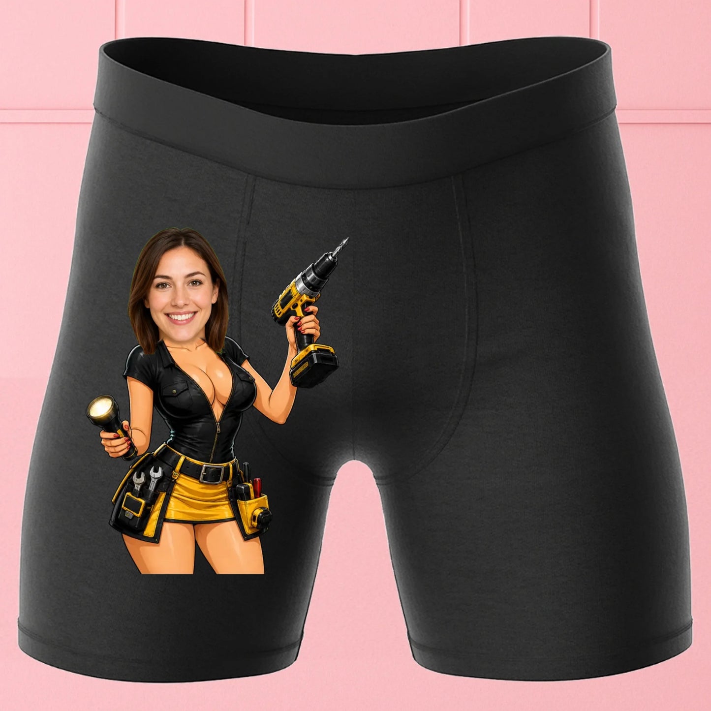 Bokserki Czarne Customily