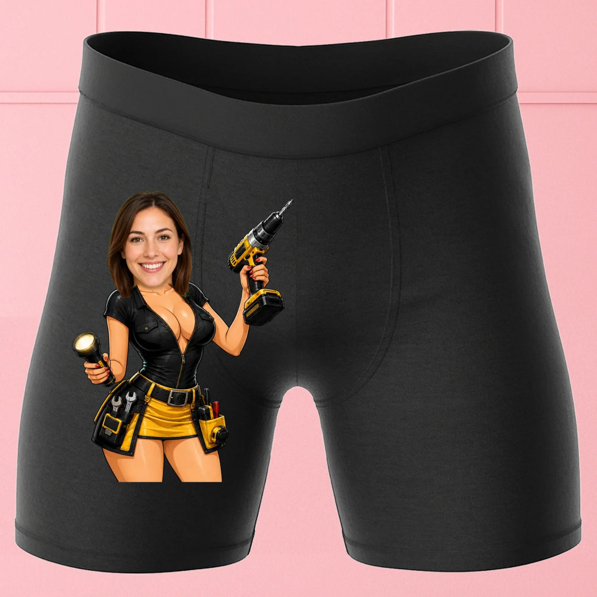 Bokserki Czarne Customily
