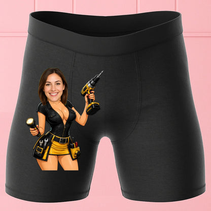 Bokserki Czarne Customily