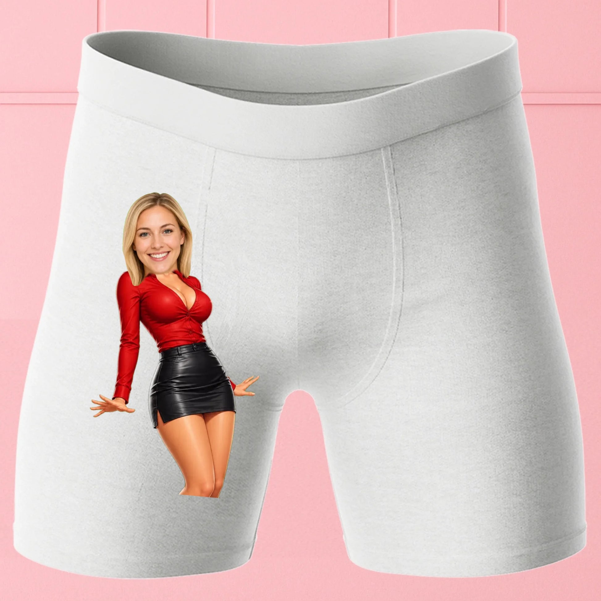 Bokserki Białe Customily