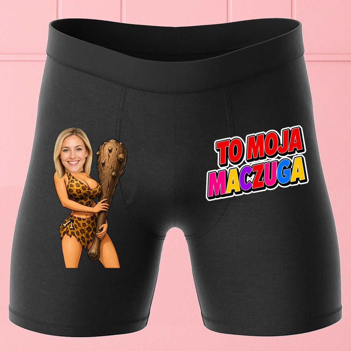 Bokserki Czarne Customily