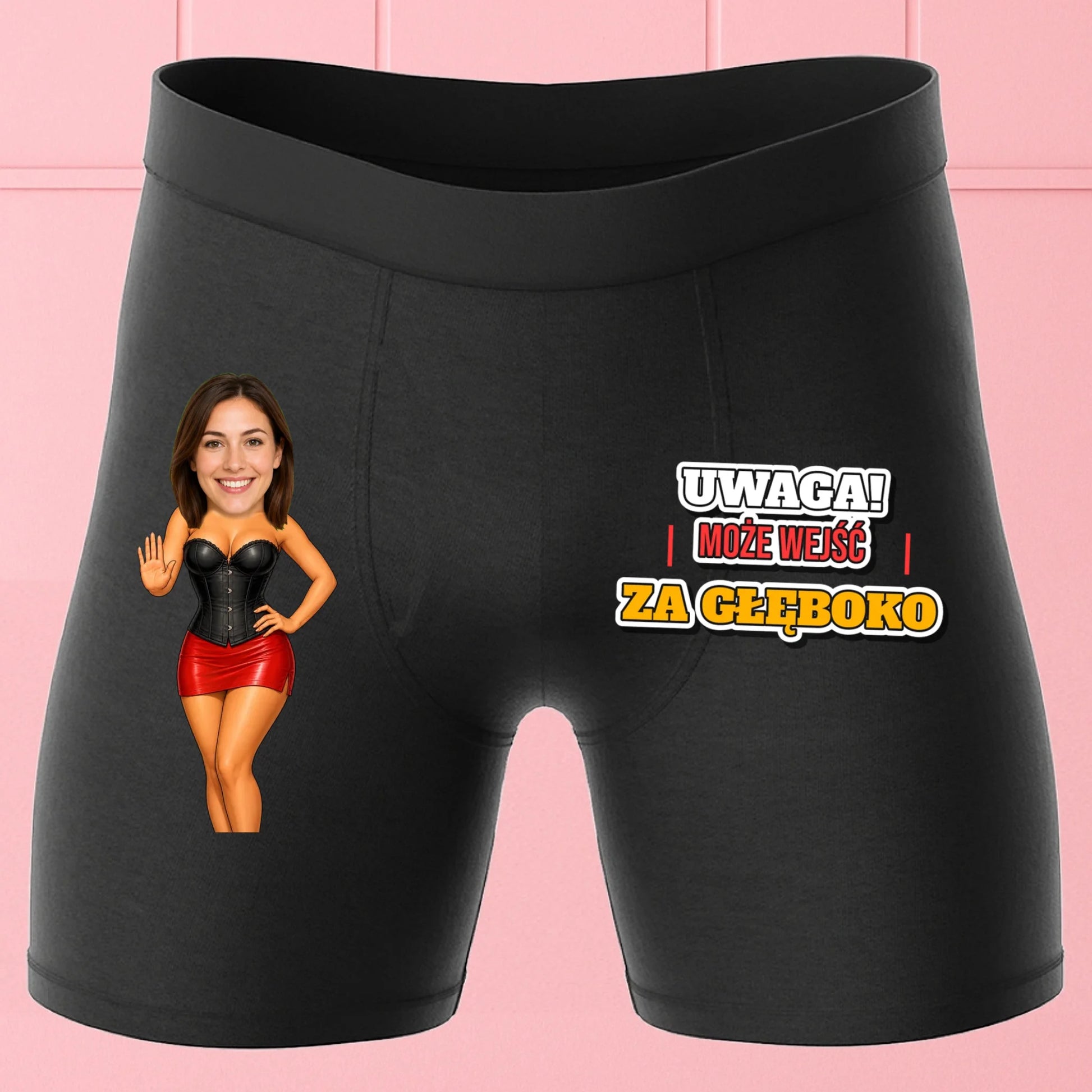 Bokserki Czarne Customily
