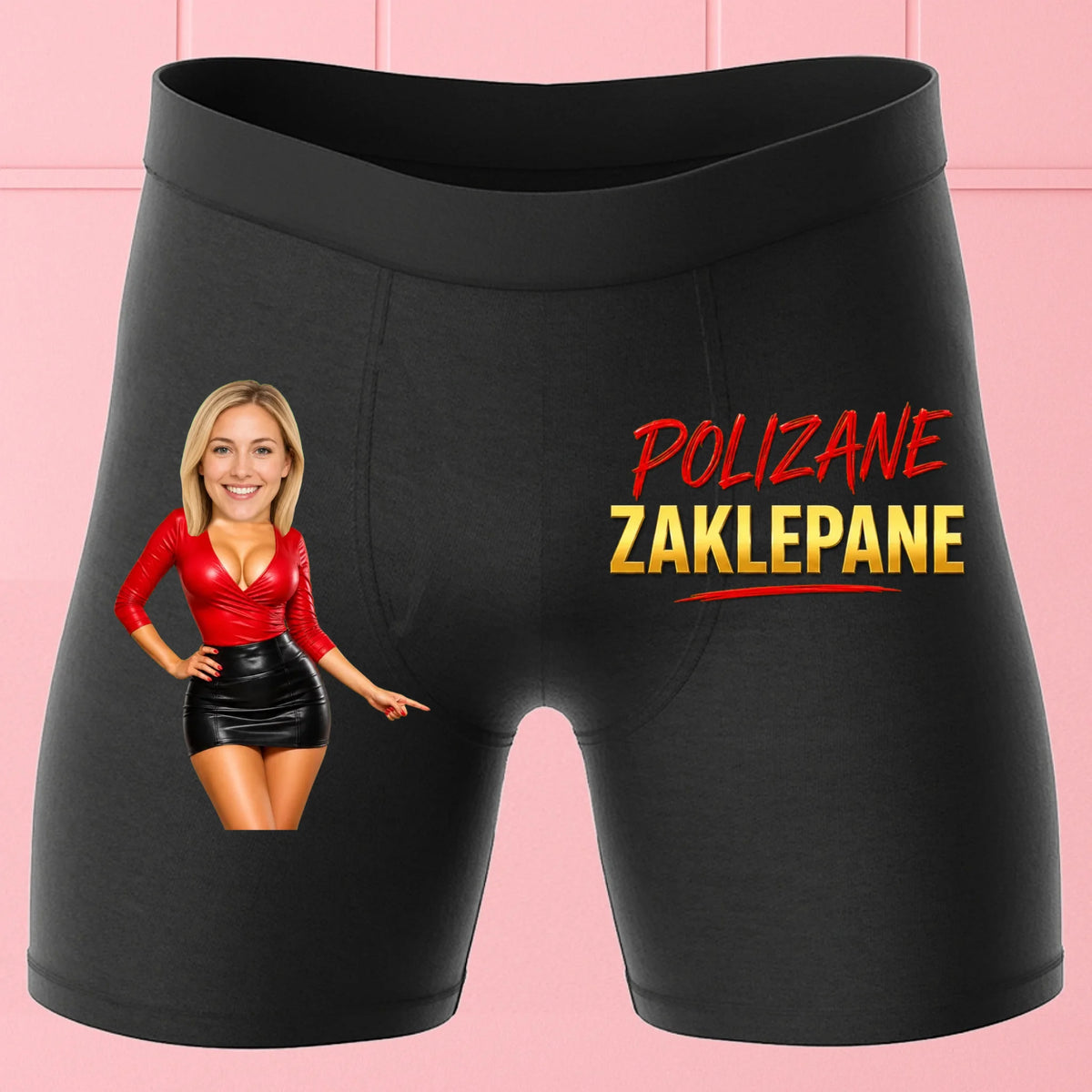 Bokserki Czarne Customily