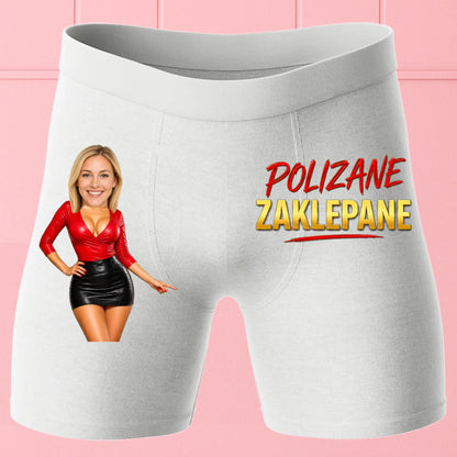 Bokserki Białe Customily