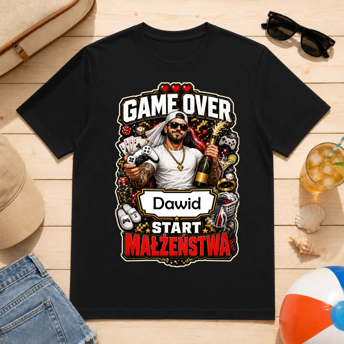 Meska wakacje czarna