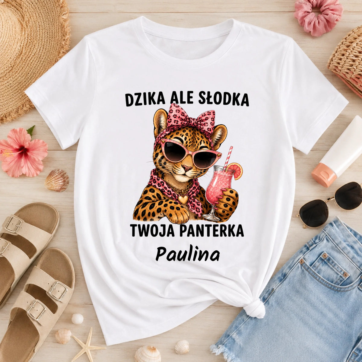 damska wakacje biała