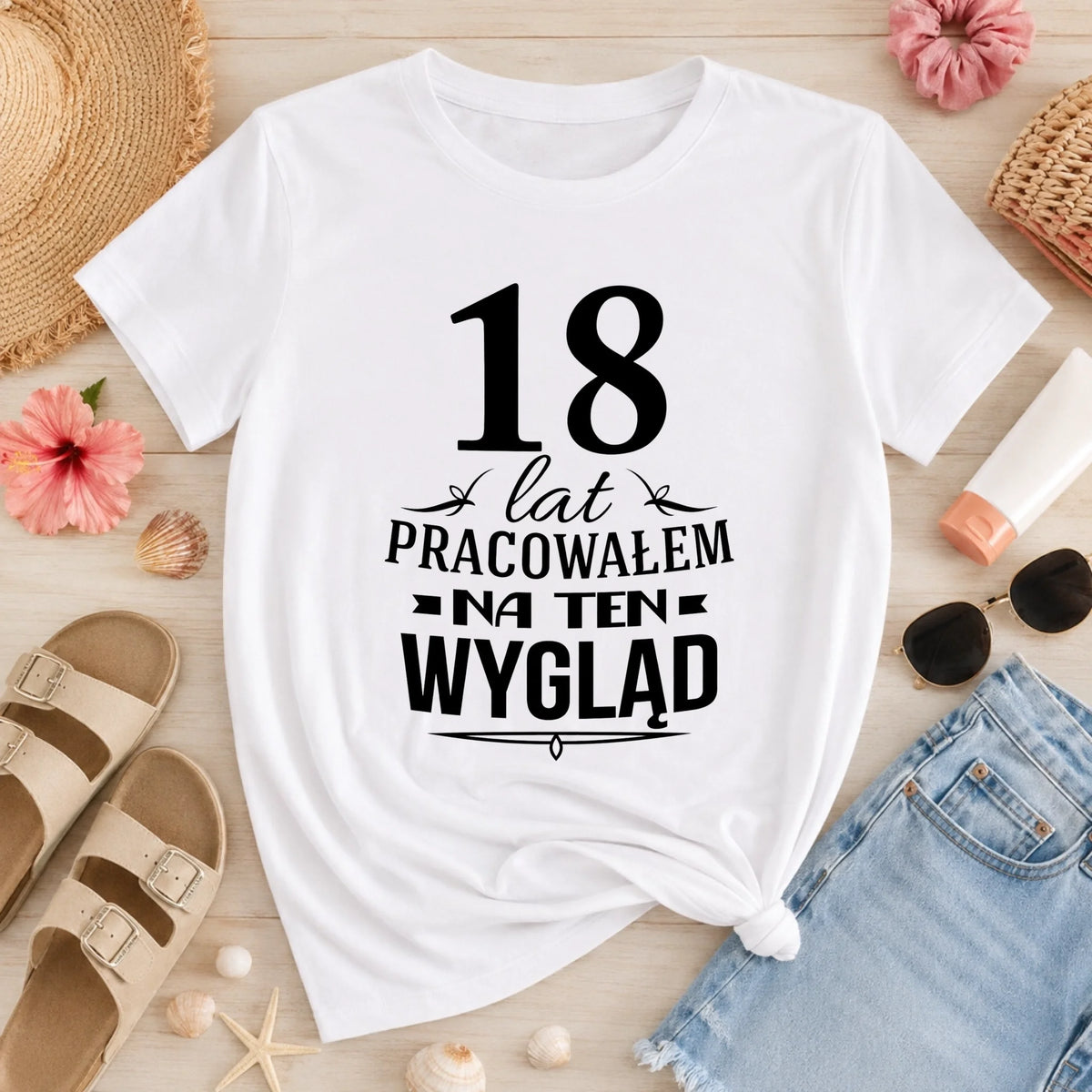 damska wakacje biała