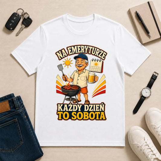 męska biała