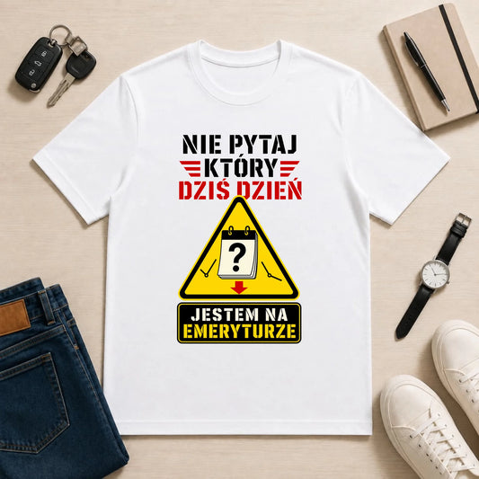 męska biała