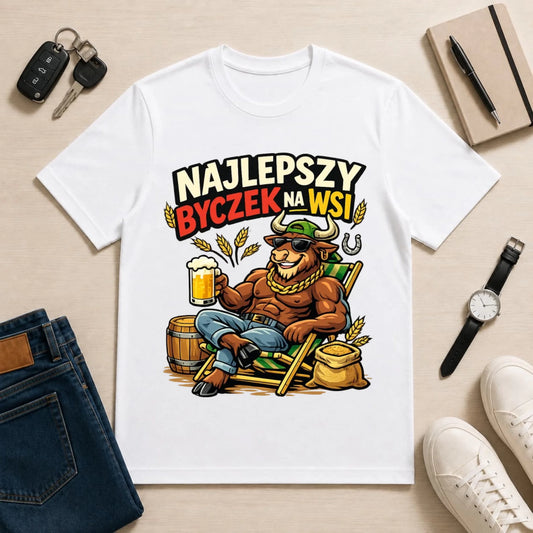męska biała