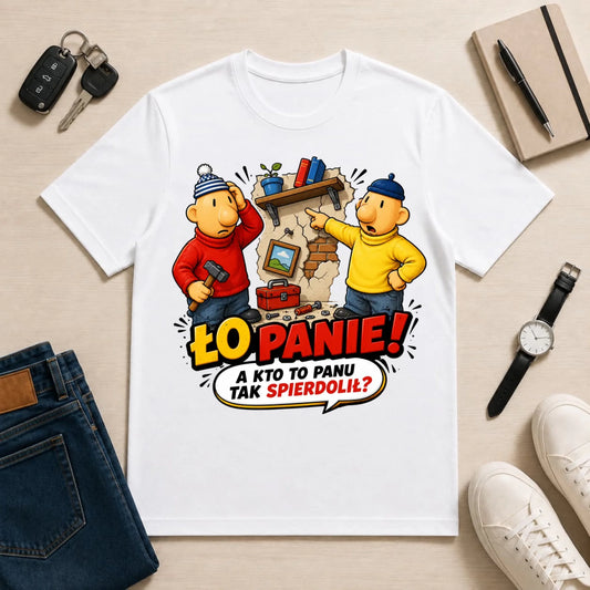 męska biała