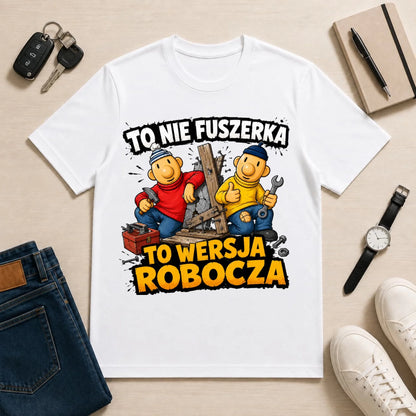 męska biała