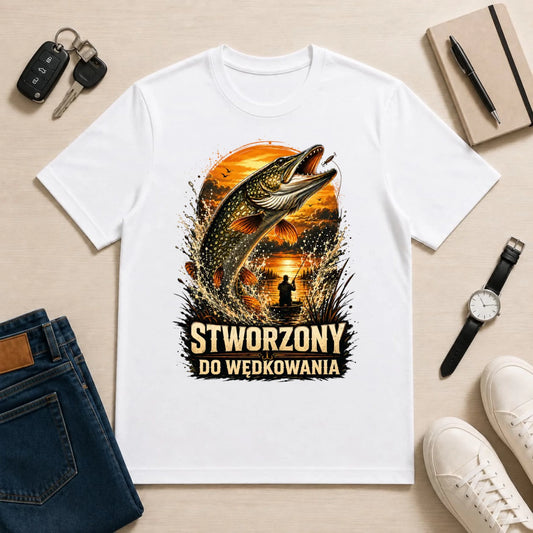 męska biała