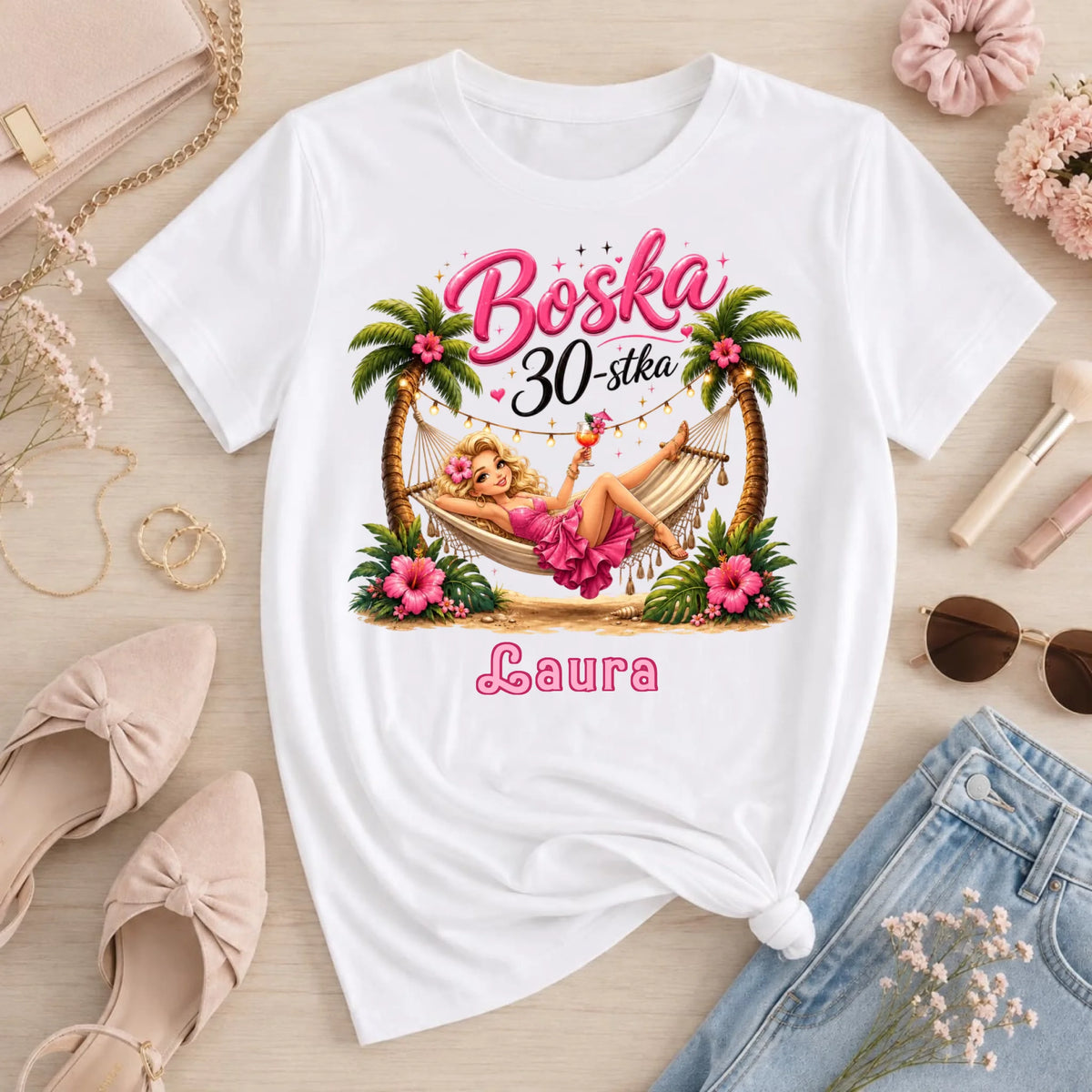 damska biala