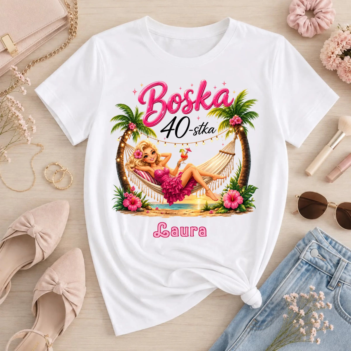 damska biala
