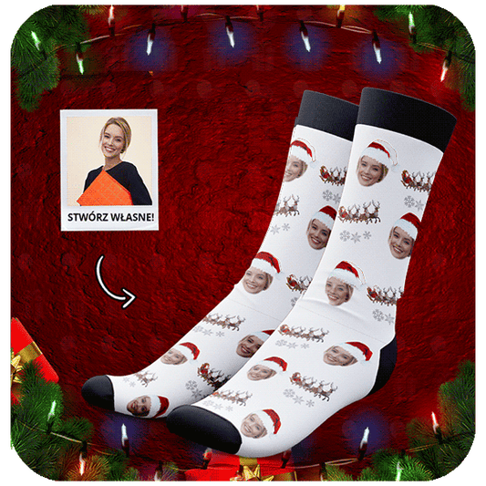 Świąteczne Skarpetki Renifer