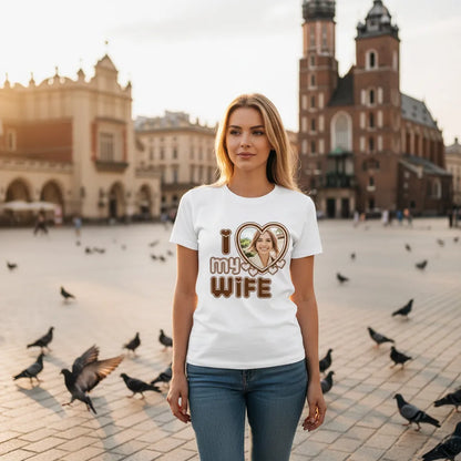 Koszulka I Love My Wife ze zdjęciem