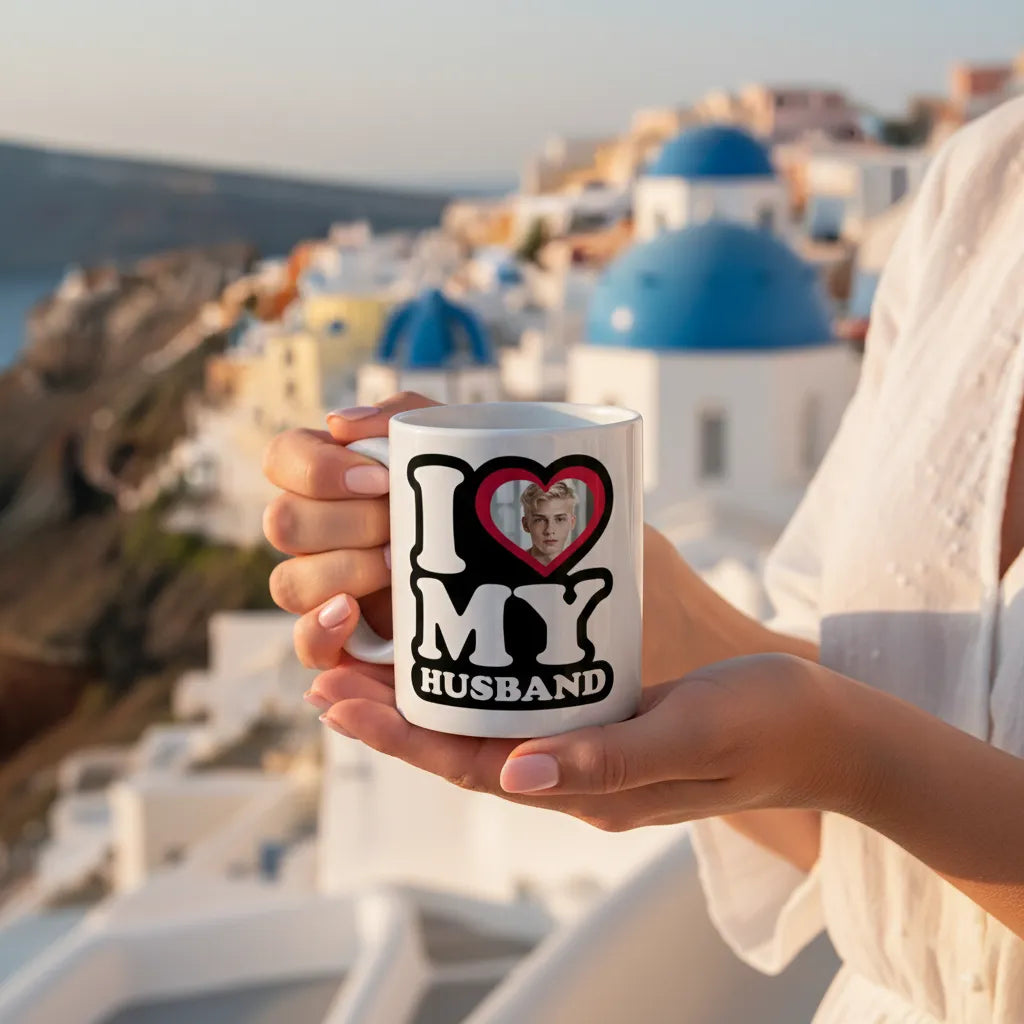 Kubek dla Męża ze Zdjęciem Personalizowany