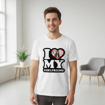 Personalizowana Koszulka I Love My Girlfriend