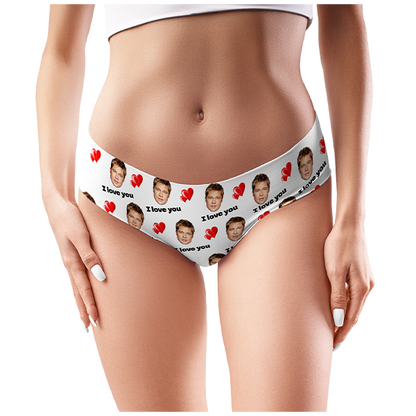 Majtki z Twarzą I Love You