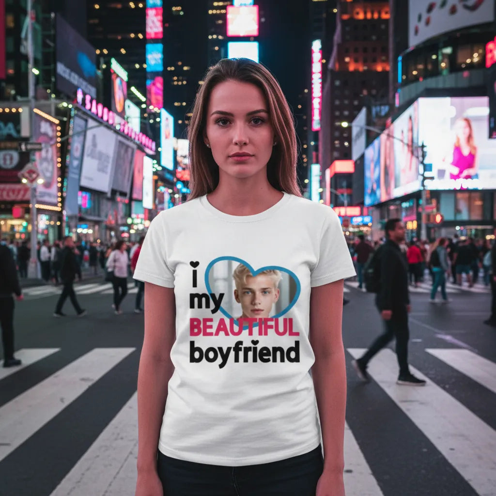Koszulka I Love My Beautiful Boyfriend