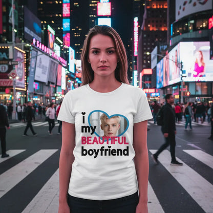 Koszulka I Love My Beautiful Boyfriend