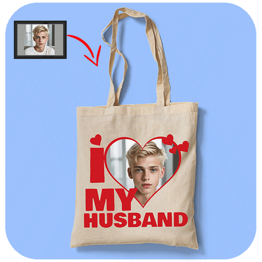 Torba I Love My Husband ze zdjęciem
