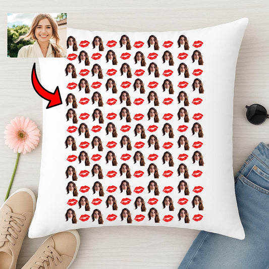 Poduszka ze zdjęciem - Całus