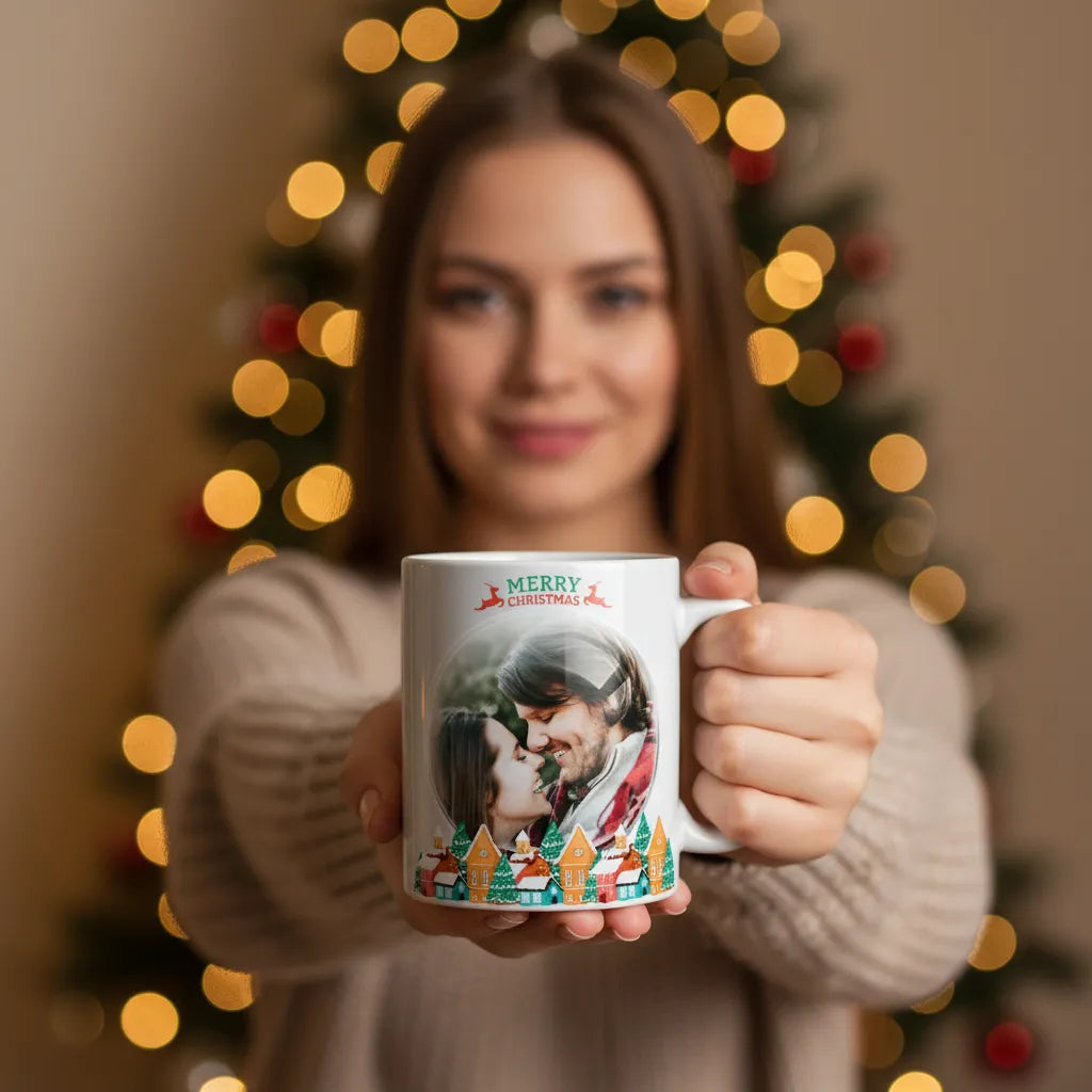 Kubek Zimowy ze Zdjęciem Personalizowany Prezent