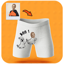 Bokserki z Twarzą na Halloween BOO