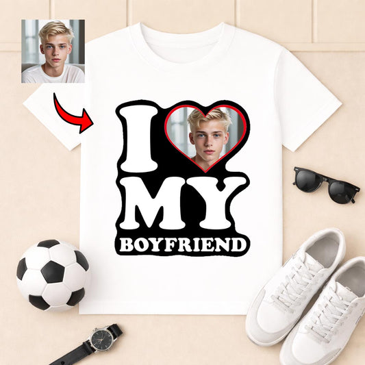 Personalizowana Koszulka I Love My Boyfriend