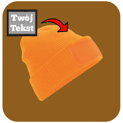 Czapka Zimowa z Własnym Nadrukiem - Twój Napis