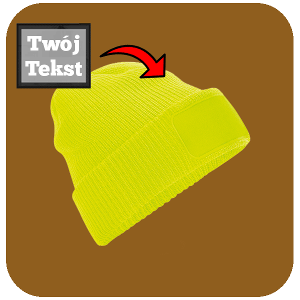 Czapka Zimowa z Własnym Nadrukiem - Twój Napis