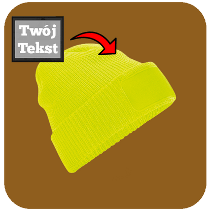 Czapka Zimowa z Własnym Nadrukiem - Twój Napis