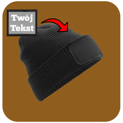Czapka Zimowa z Własnym Nadrukiem - Twój Napis