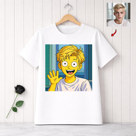 Koszulka Yellowtoon style - Koszulka z nadrukiem ze zdjęcia