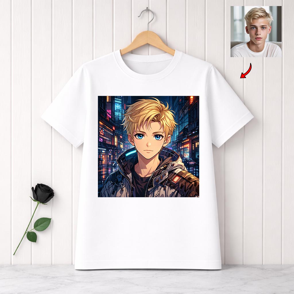 Koszulka Cyberpunk  - Koszulki z nadrukiem AI