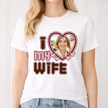 Koszulka z Twoim zdjęciem I Love My Wife