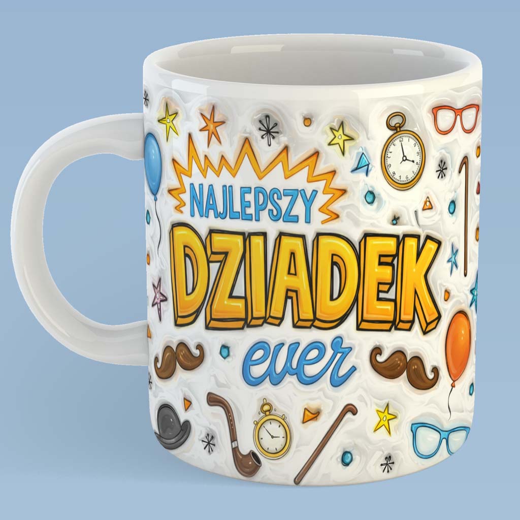 kubek dla dziadka efekt 3D