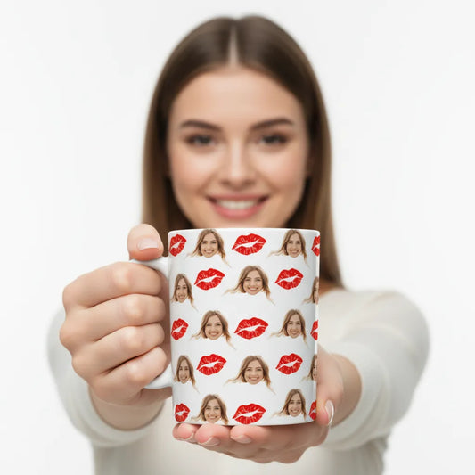 Kubek ze Zdjęciem Całus Personalizowany Prezent