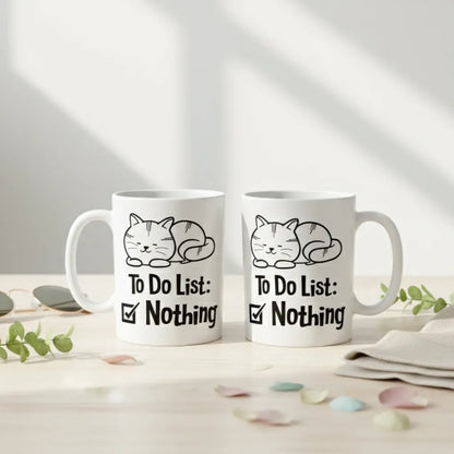 Kubek To Do List: Nothing z Kotem