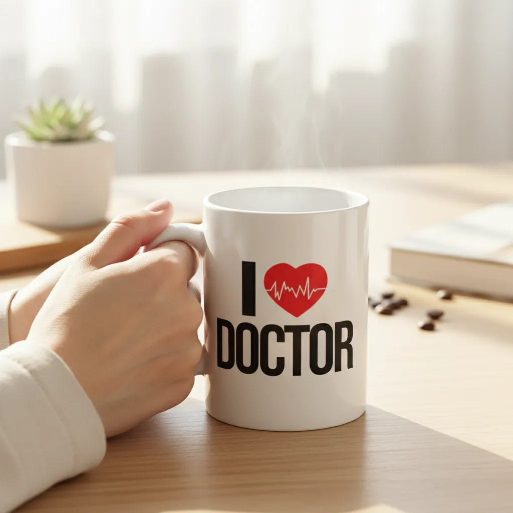 Kubek dla lekarza I Love Doctor