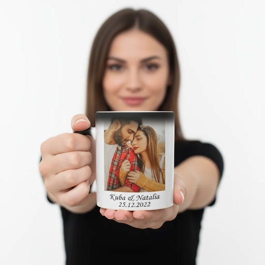 Kubek ze Zdjęciem i Datą Personalizowany Prezent