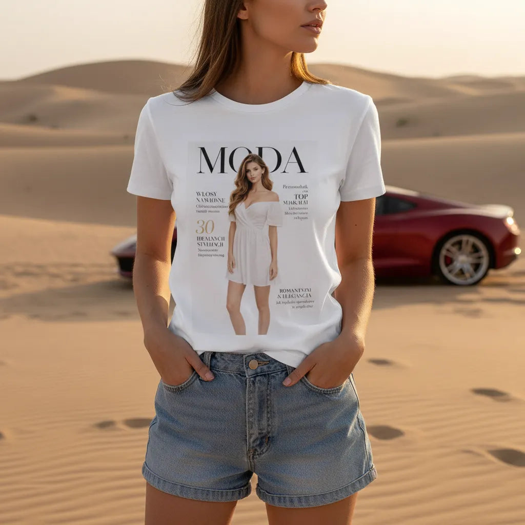 Okładka gazety na prezent - Koszulka z nadrukiem